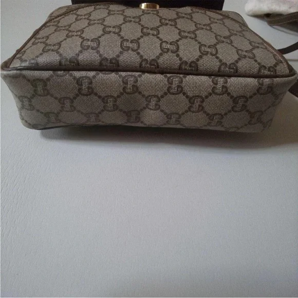 Gucci Elegant Brown and Cream Crossbody Bag - Picture 15 of 16
